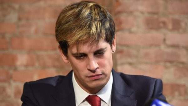 Milo Yiannopoulos, el azote de la izquierda, deja la vida gay y se consagra a san José