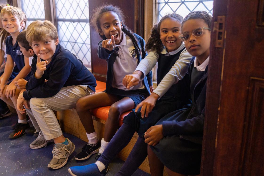 Alumnos de la Grace Church School de Nueva York (EE UU)
